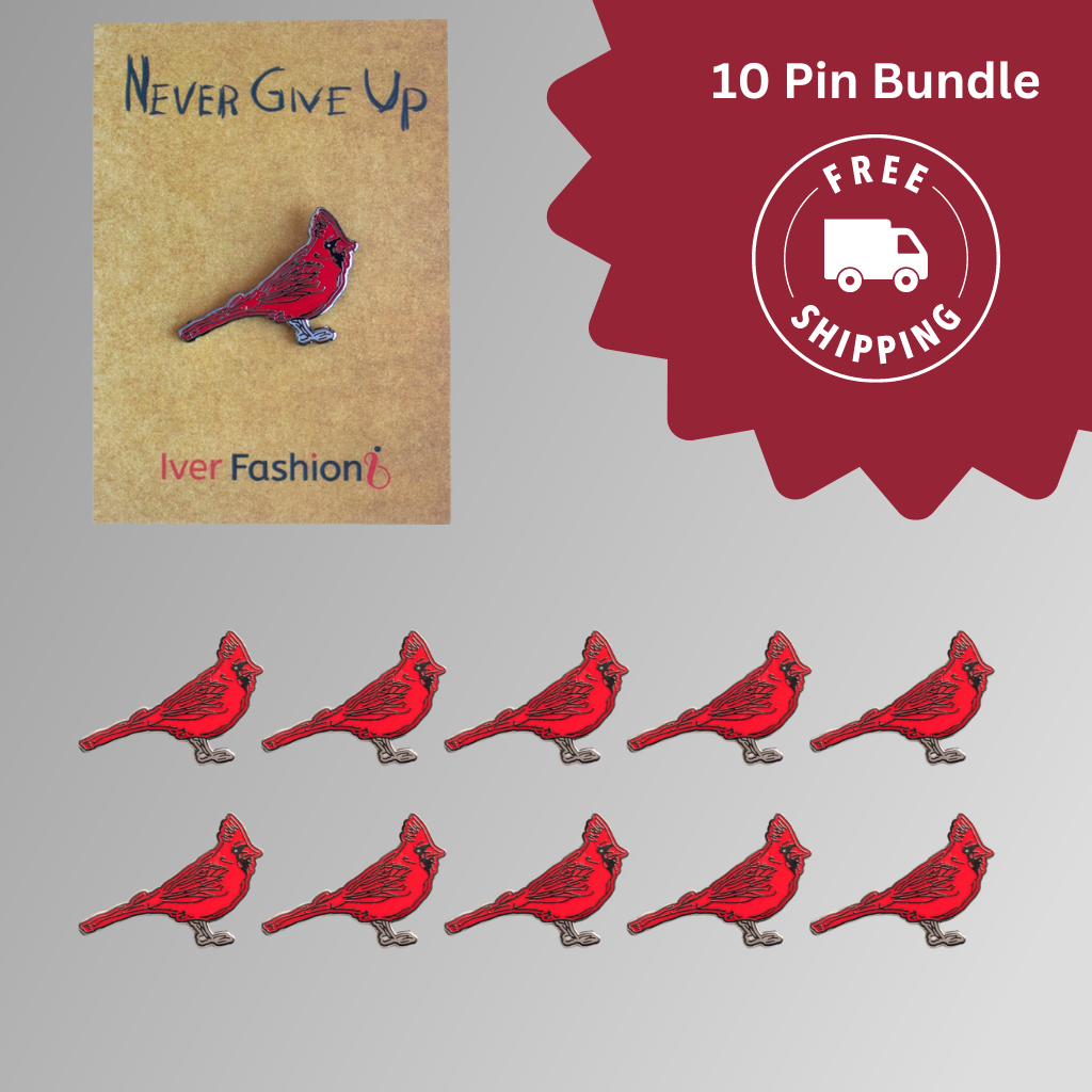 Red Cardinal - 10 Pin Bundle - Free Shipping