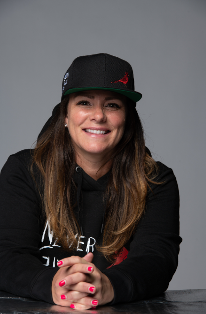 Cardinal Never Give Up Snapback Hat - Black (Unisex / One Size Fits All)