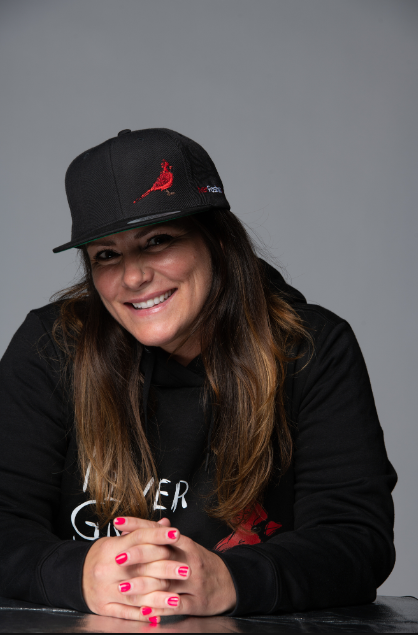 Cardinal Never Give Up Snapback Hat - Black (Unisex / One Size Fits All)