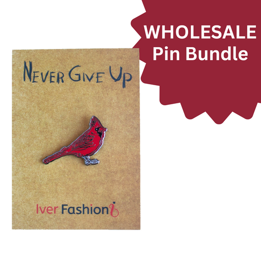 Red Cardinal Pin - Wholesale Bundle