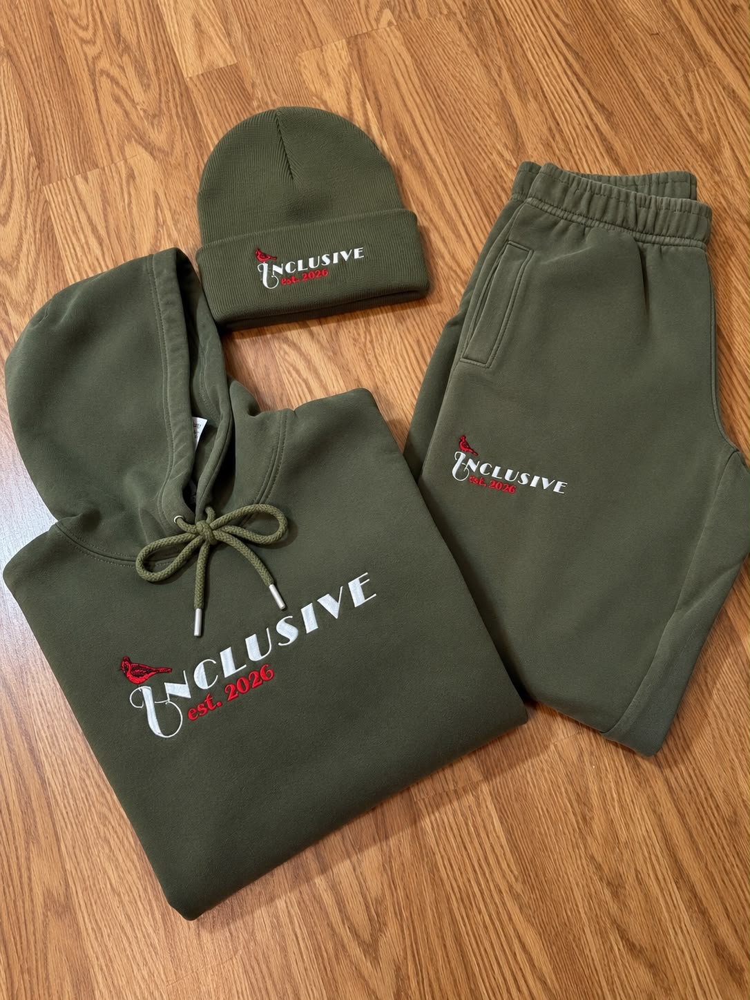 INCLUSIVE Heavyweight Hoodie + Jogger + Toque Set — Made in Canada