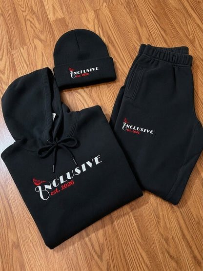 INCLUSIVE Heavyweight Hoodie + Jogger + Toque Set — Made in Canada