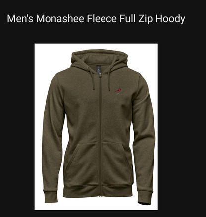 IverFashion Unisex Monashee Fleece Full Zip Hoody