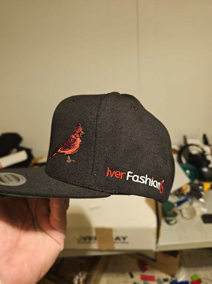 The Red Cardinal “NEVER GIVE UP” Snapback Caps